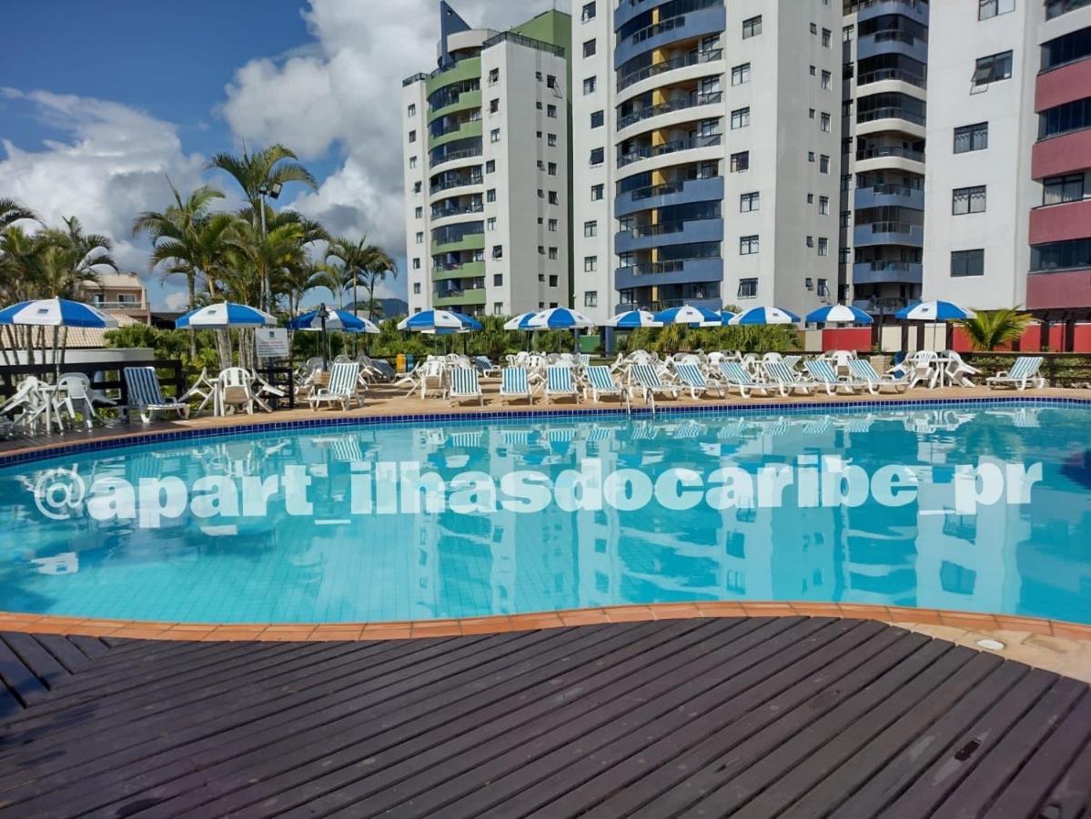 Apto Cond Ilhas Do Caribe - Pr - Beira Mar Matinhos Exterior photo