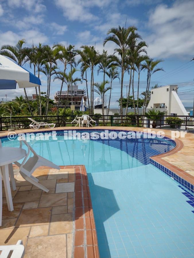 Apto Cond Ilhas Do Caribe - Pr - Beira Mar Matinhos Exterior photo
